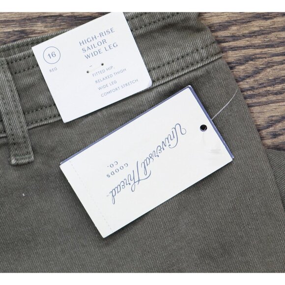 Universal Thread Olive Wide-Leg Jeans - Picture 4 of 9